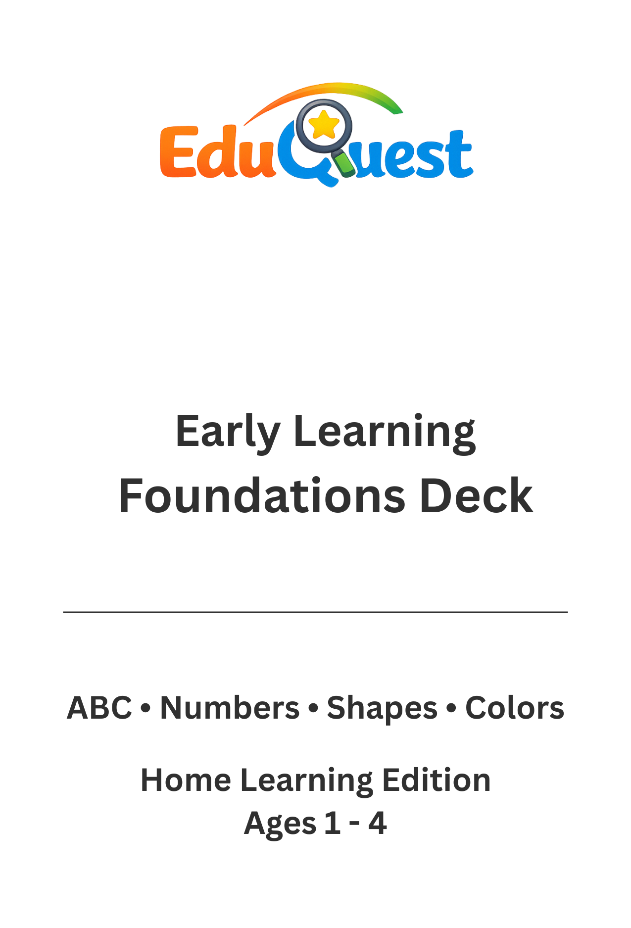 Learning Module Deck EduQuest Foundations Deck